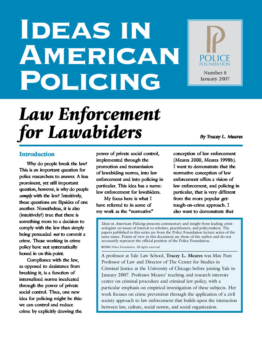 Meares-2007-Law-Enforcement-for-Lawabiders-pdf